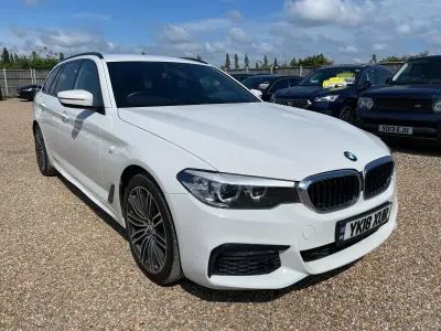 Used BMW 520 M Sport 187 HP (137 kW) 2018 White Estate
