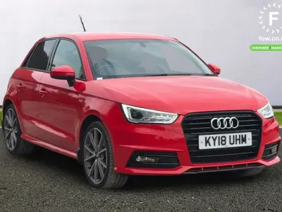 Used Audi A1 Black Edition 2018 Red Hatchback
