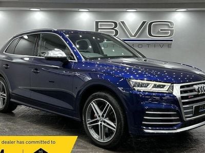 Blue Used 2018 Audi SQ5 Design SUV | £23,994 (Fair price)