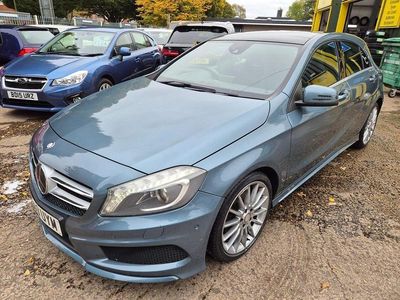 Used Mercedes A200 AMG 156 HP (114 kW) 2014 Blue Hatchback