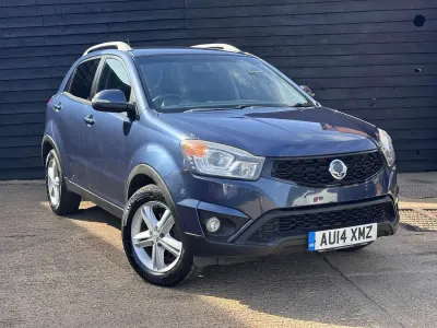 Used SsangYong Korando 2014 Blue SUV