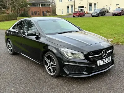 Usado Mercedes CLA200 AMG 136 HP (100 kW) 2015 Preto Coupé