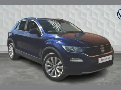 Used VW T-Roc SE 150 HP (110 kW) 2019 Blue SUV