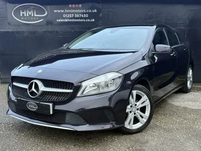 Used Mercedes A180 109 HP (80 kW) 2015 Purple Hatchback