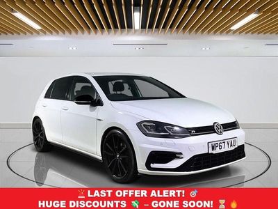 White Used 2017 VW Golf VII R Hatchback | £17,449 (Fair price)