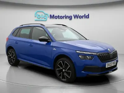 Used Skoda Kamiq Monte Carlo 150 HP (110 kW) 2022 Blue SUV