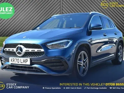 Used Mercedes GLA220 AMG line 190 HP (139 kW) 2020 Blue SUV