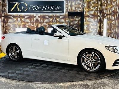Used Mercedes E300 AMG line 245 HP (180 kW) 2019 White Cabriolet