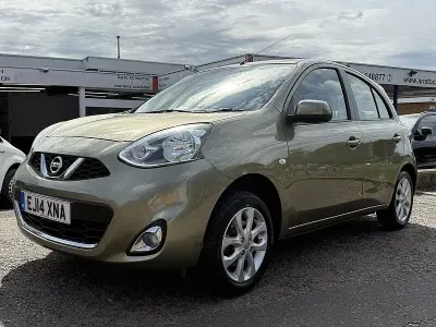 Used Nissan Micra Acenta 80 HP (58 kW) 2014 Green Hatchback