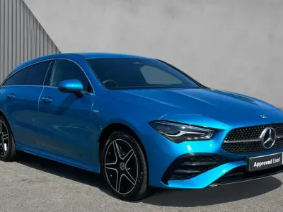 Used Mercedes CLA250 Executive 218 HP (160 kW) 2025 Hyper blue Coupe