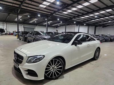 Used Mercedes E300 AMG line 2020 White Coupe