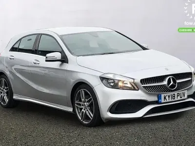 Używany Mercedes A200 AMG line 136 KM (100 kW) 2018 Srebrny Hatchback