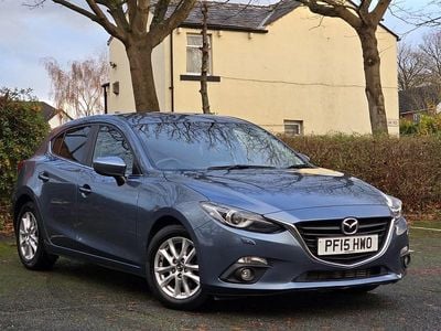 Blue Used 2015 Mazda 3 Hatchback | £3,795 (Fair price)