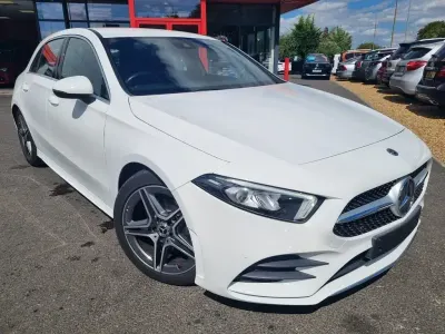 Used Mercedes A180 AMG line 116 HP (85 kW) 2018 White Hatchback