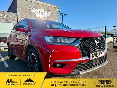 Used DS Automobiles DS7 Crossback Prestige 130 HP (95 kW) 2018 Red SUV