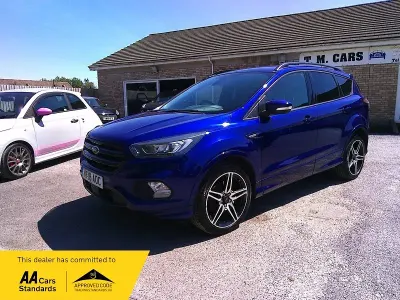 Used Ford Kuga ST-Line 150 HP (110 kW) 2018 Blue SUV