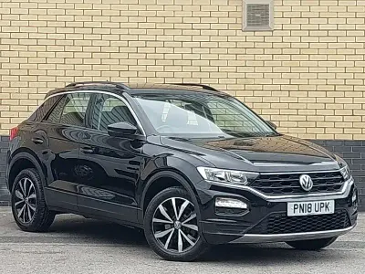 Używany VW T-Roc SE 150 KM (110 kW) 2018 Czarny SUV