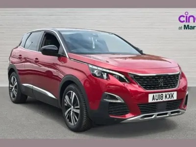 Used Peugeot 3008 GT-line 117 HP (86 kW) 2018 Red SUV