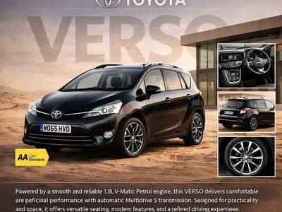 Used Toyota Verso Trend 147 HP (108 kW) 2016 Black MPV