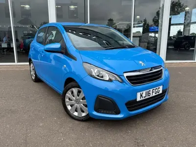 Used Peugeot 108 Active 68 HP (50 kW) 2016 Blue Hatchback