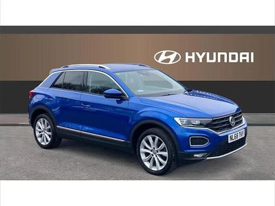Used VW T-Roc SEL 150 HP (110 kW) 2018 Blue SUV