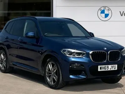 Begagnad BMW X3 M Sport 190 HK (139 kW) 2019 Blå SUV