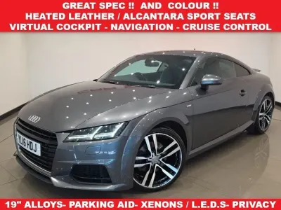 Used Audi TT S-Line 230 HP (169 kW) 2016 Grey Coupe
