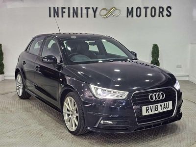 Used Audi A1 Sportback S-Line 125 HP (91 kW) 2018 Black Hatchback