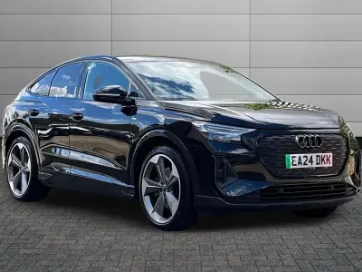 Used Audi Q4 Sportback e-tron Black Edition 147 kW (201 HP) 2024 Mythos black SUV
