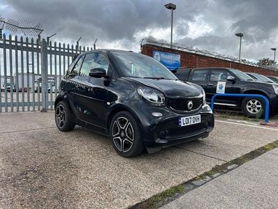 Black Used 2017 Smart ForTwo Cabrio Premium Cabriolet | £7,795