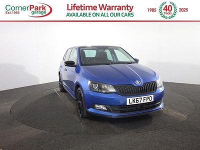 Used Skoda Fabia Monte Carlo 95 HP (69 kW) 2017 Blue Hatchback