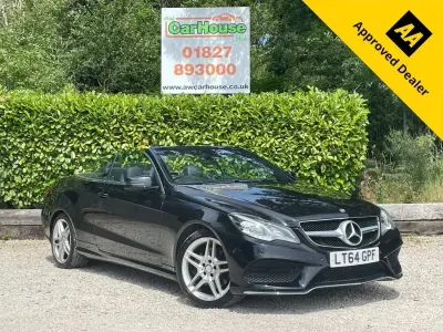 Used Mercedes E220 AMG 2014 Black Cabriolet