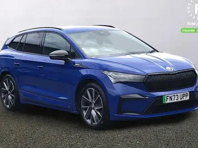 Used Skoda Enyaq iV Comfort 150 kW (204 HP) 2022 Blue SUV