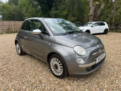Gebraucht Fiat 500 Lounge 69 PS (50 kW) 2011 Grau Kleinwagen