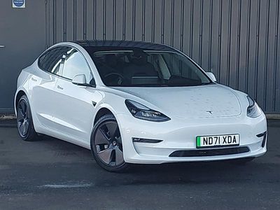 Used Tesla Model 3 Long Range AWD 11 kW (15 HP) 2021 White Sedan