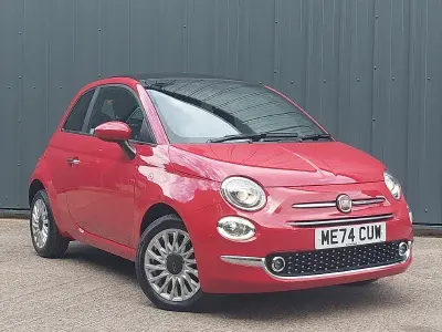 Used Fiat 500C 70 HP (51 kW) 2025 Red Cabriolet