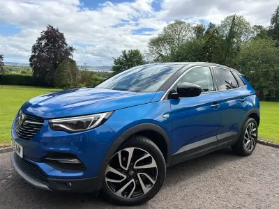 Used Vauxhall Grandland X Elite 130 HP (95 kW) 2018 Blue SUV