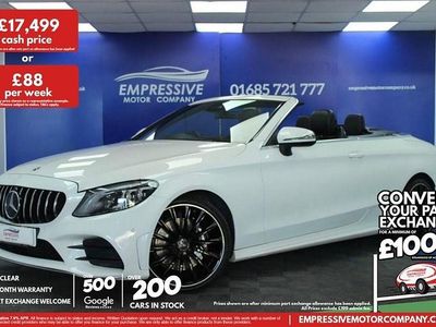White Used 2018 Mercedes C300 AMG Line Premium Cabriolet | £17,499 (Fair price)