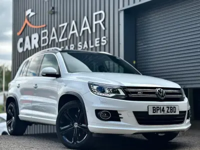 Used VW Tiguan R-line 177 HP (130 kW) 2014 White SUV