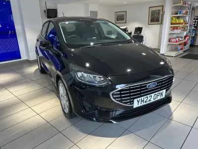 Used Ford Fiesta Titanium 123 HP (90 kW) 2022 Black Hatchback