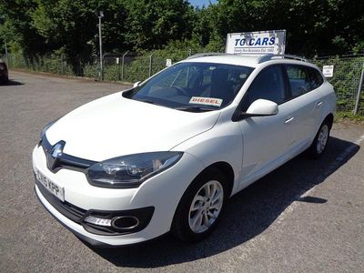 Used Renault Mégane GrandTour Expression+ 110 HP (80 kW) 2015 White Estate