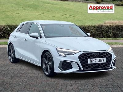 Used Audi A3 S-Line 116 HP (85 kW) 2022 White Sedan