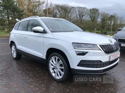 Used Skoda Karoq SE L 115 HP (84 kW) 2019 White SUV