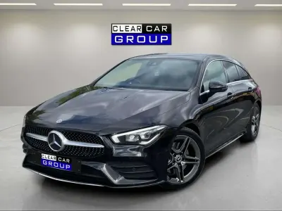 Usado Mercedes CLA220 AMG line 2021 Negro Berlina