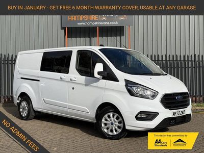 Used Ford Transit Custom Limited 130 HP (95 kW) 2022 White Van