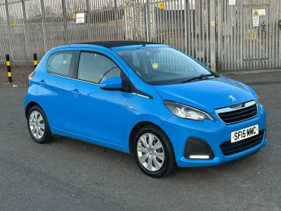 Używany Peugeot 108 Active 68 KM (50 kW) 2015 Niebieski Hatchback