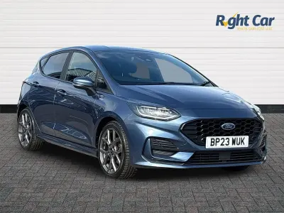 Used Ford Fiesta ST-Line 100 HP (73 kW) 2023 Blue Hatchback