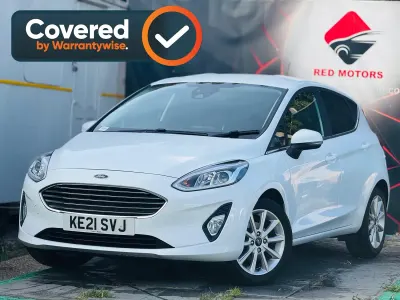 Used Ford Fiesta Titanium 2021 White Hatchback