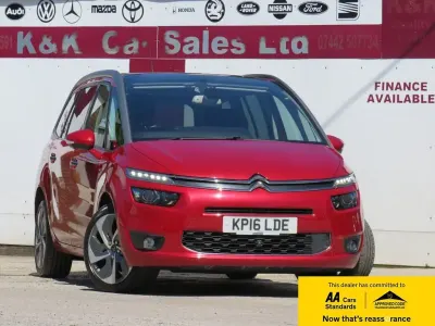 Gebraucht Citroën Grand C4 Picasso Exclusive 2016 Rot Van / Kleinbus