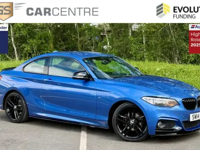 Begagnad BMW 218 M Sport 2014 Blå Sportkupé